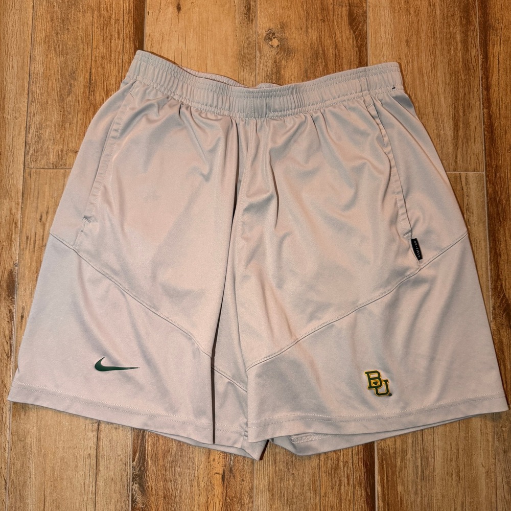 Nike Baylor University Bears Dri-FIT On-Field Athletic Shorts Grey DC5669-007 M